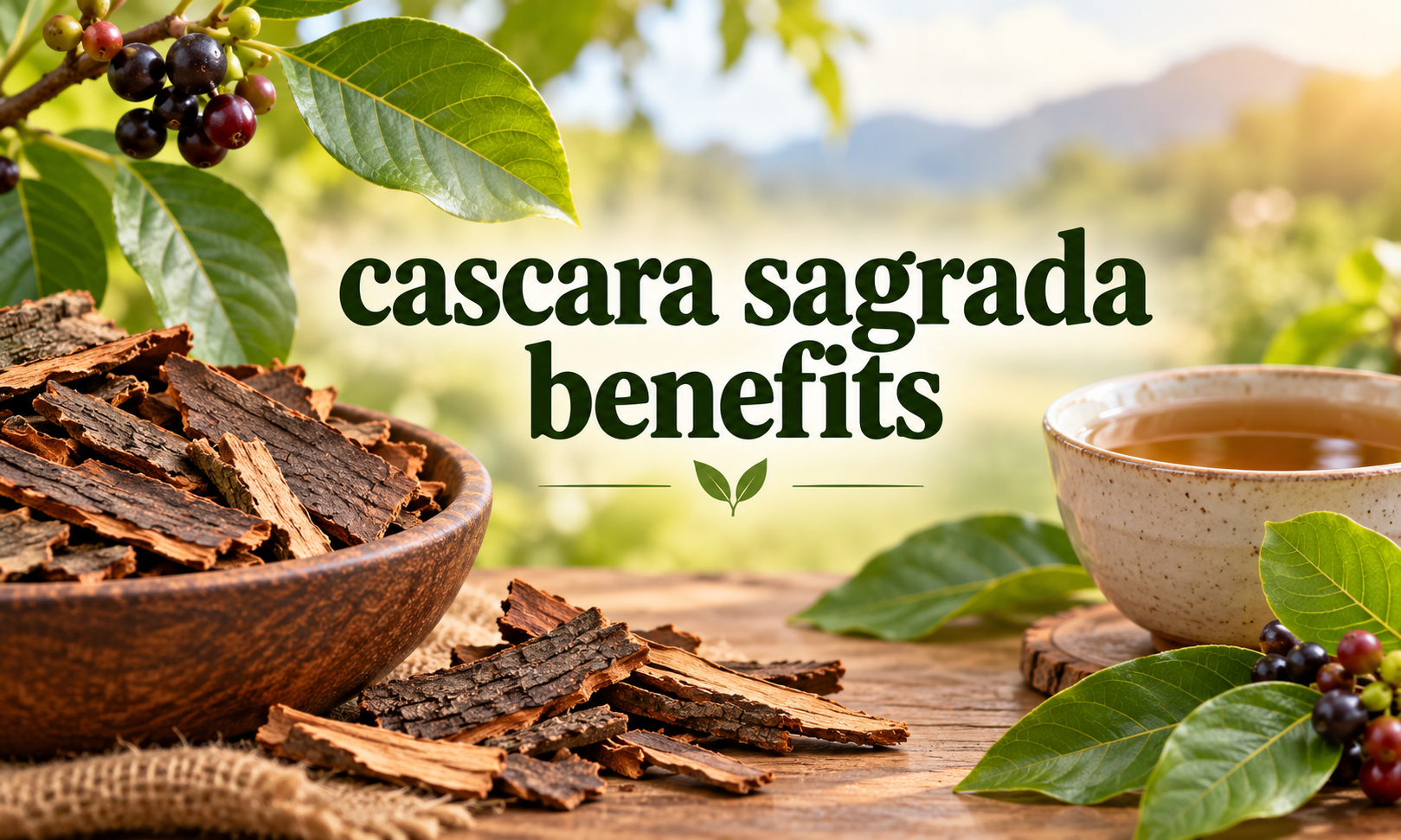 Cascara Sagrada Benefits: Constipation Relief, Evidence, and Safety